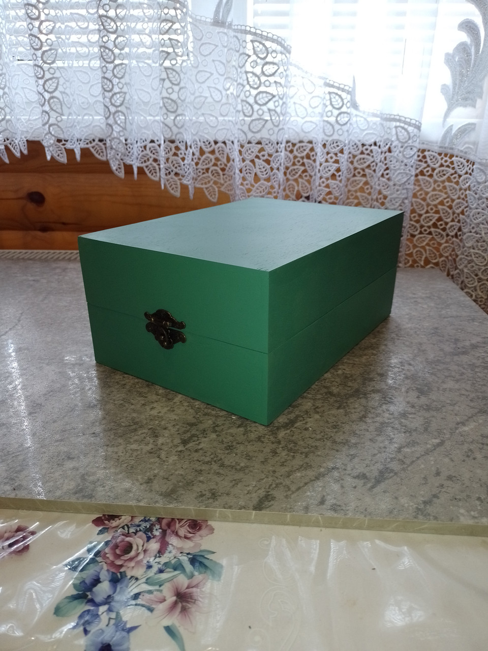 Подарункова коробка з дерева 20*30*18 1 Подарункова коробка з дерева