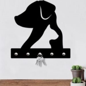 Ключниця настінна BLACK Dog Cat