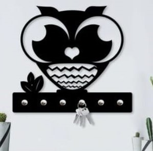 Ключниця настінна BLACK Owl