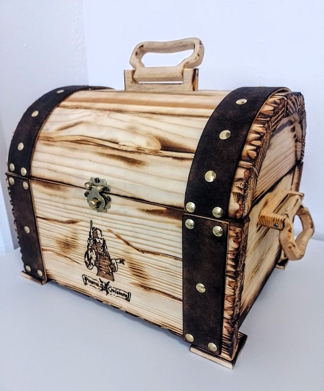 Сундук Pirates Caribbean 32*25*25см 4 Сундук из дерева Джек воробей Пираты карибского моря